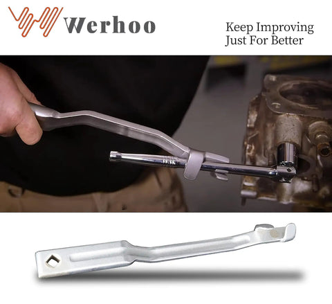 15 Inch Wrench Extender Bar For Mechanics And DIYs Boost Torque In Tight Spaces Slim 15 Inch Open End Wrench Extender With Half Inch Hole Fits Half Inch Drive Wrenches
