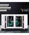 Heavy Duty Portable Generator Set With High Power Output And Quiet Operation for emergency backup showing interior components