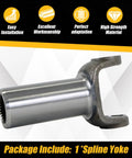 Dead Nuts Accurate Drive Shaft Slip Yoke Replacement For Gm Th Turbohydromatic And 4L80E Transmissions, 32 spline, steel yoke, 5.500 in for easy installation.