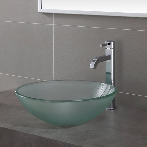 Ramus Single Handle Vessel Sink Bathroom Faucet Chrome Finish For A Slick Modern Bath, Solid Brass Build, Ceramic Cartridge, Leak-Free, 1-Hole Mount, Easy Install, High Arc Spout, Durable And Easy To Clean, Premium Quality Finish