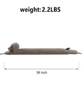 Heavy Duty Door Draft Stopper To Keep The Chill Outta Your Space Weighted Noise Blocker, 38 inch by 3.3 inch, cozy cotton material.