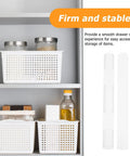 Heavy Duty Drawer Slides 2 Pack Smooth Operation White Plastic Rails for Wardrobe and Cabinet Easy DIY Installation Durable Drawer Guides