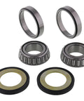 Heavy Duty Steering Stem Bearing Seal Kit With Cup And Cone Tapered Bearings And Seals Keeps Water Out And Grease In Includes 2 Seals And 2 Bearings