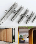 1 Pack 75mm To 150mm Door Pivot Hinge Stainless Steel Up And Down Location Shaft Heavy Duty 360 Degree Rotation Positive Axis 98.5mm For Doors And Gates for wooden gate and door installation