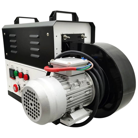 Heavy Duty Portable Industrial Heat Blower With Constant Temperature Hot Air Blower And 350 Degree Heat Circulation Oven for 220 Volt single phase, showing a powerful motor and control panel.