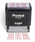 Self Inking Personalized Stamp With Up To Five Lines Of Custom Text For Addresses Names Or Office Use No Fuss Ink Cartridge Change
