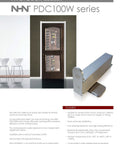 Hydraulic Self-Closing Concealed Door Closer For Wooden And Steel Doors displayed with application diagram and product image.