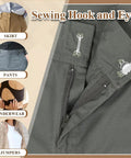 All-In-One Hook And Eye Sewing Kit With Bra, Skirt And Snap Fasteners, Three Styles, Two Colors, for pants and skirts closure.