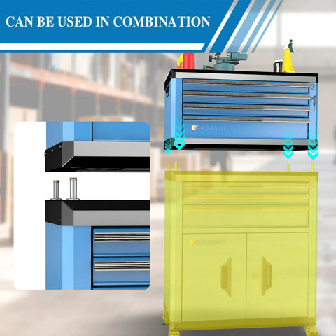 Heavy Duty Portable 4 Drawer Tool Chest With Secure Lock And Easy Grip Handle And Plenty Of Room For Hardware Built Tough To Go Everywhere For Diy Crews And Pro Guys