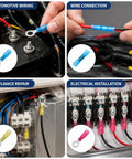 Hella Waterproof 150 Piece Heat Shrink Wire Connectors Kit Automotive Marine Electrical Terminals for wiring connections.