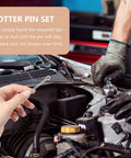 Mechanic using Beefy 160 Piece Stainless Steel Cotter Pin Kit With Multiple Sizes And Spring Clip Set For Auto Machinery