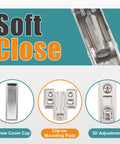 Two Pack 90 Degree Blind Corner Cabinet Hinge No Fuss Easy Install For Pie Cut Corners, Soft Close European Concealed Hinge view