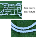Badass Heavy Duty Cargo Lifting Net Rock Solid Hoisting Sling shown with tight weave and durable nylon webbing for secure load.
