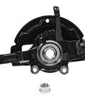 Front view of Plug-and-Play Front Right Steering Knuckle and Wheel Hub Bearing Assembly for 2002-2006 Nissan Altima and 2004-2008 Maxima