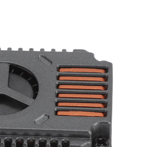 Close-up of heat dissipation part on 5.8GHz VTX With 25mW To 3W Output 48 Channels Beefy Switchable Power Long Range FPV Video Transmitter