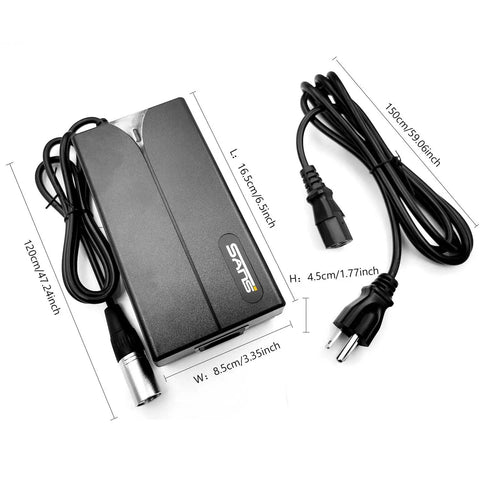 54V Smart Charger For 48V Li-Ion E-Bike And E-Scooter Battery - 2A, 120V AC Input, OVP OCP SCP Protections, UL Listed, SANS Latest Version