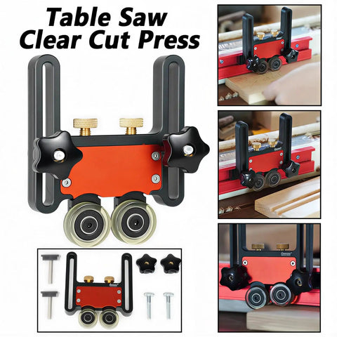 Premium Bearing Roller Featherboards For Table Saw Woodworking Accessories with adjustable tension and smooth sliding wheels.