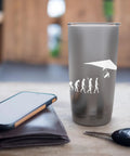 Epic Hang Gliding Evolution Insulated Stainless Steel Tumbler With Soaring Hang Glider Graphic for Adrenaline Junkies