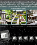 Cool White 10W LED Flood Light Outdoor IP65 Waterproof Security Landscape Lamp for yard garden pathways in various weather conditions