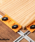 Two Pack T Track Long Stop Kit With Universal Fit For Woodworking, Sanding, And Routing, Includes Wing Knobs And T Bolts