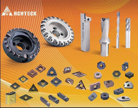 Set Of 10 Indexable Turning Inserts, 35 Degree Diamond Shape, CVD Coated, IC 0.375 Inch, Thickness 0.187 Inch displayed