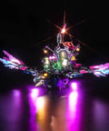 Lit LED Light Kit For 71478 Airships Model Luminaire Only Not Included Classic Edition glowing with colorful LED lights
