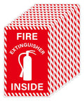 10 Pack Fire Extinguisher Signs Vinyl Decals 6 By 4 Inch Self Adhesive For Trucks Equipment Offices And Business Indoor Safety Stickers Durable Commercial Grade Easy Peel And Apply