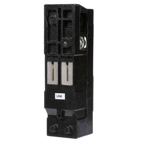 Front view of the US2 QS2100 QS Type 100 Amp Multi-Family Main Breaker, 10 KAIC, UL Listed, black, side-wired for easy wiring.