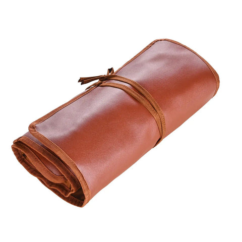 Leather storage bag for All In One Leather Craft Tool Kit 92 Piece Set With Portable Storage Bag Includes Engraving Punching Sewing Stamping Sanding Tools For Beginners DIY Enthusiasts And Pro Grade Leather Crafters.