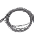 Super Flex Manganese Steel Drain Auger Cable 16mm Pipe Snake Clog Remover coiled for tackling tough household blockages.