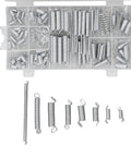 Heavy Duty Galvanized Steel Spring Assortment Kit 200Pcs with compression and extension springs in storage case