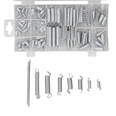 Get 200 Pcs Spring Assortment Kit With Compression And Extension Coils For Durable Diy Repairs, Home Fixing Projects And Heavy Duty Maintenance Work That Keeps Everything Running Smooth As Butter. 200 metal springs in plastic organizer