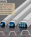 Wall Mounted Cable Raceway For Hidden Wires And Waterproof Cord Cover Keeps Cables Neat And Safe Baby Proof Ready For Home And Office 1 Meter Long By 30mm Wide Durable Wire Management Solution showing various sizes and dimensions.