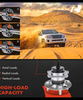 Rear Wheel Bearing And Hub Assembly Kit With ABS For Toyota Yaris 2006 2014 Prius C 2012 2019 Scion IQ 2013 4 Lug 2 Pack High Load Capacity