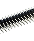 Close-up of a GPIO header pin strip included in the Raspberry Pi Zero 2 W Starter Kit With Multi Use Case, Power Supply, HDMI And USB Adapters And More
