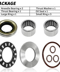 Jet Pump Bearing and Seal Kit For Sea Doo GTI GTS SP GTX XP HX XPI GSI GS RX LRV includes bearings, seals, and rings