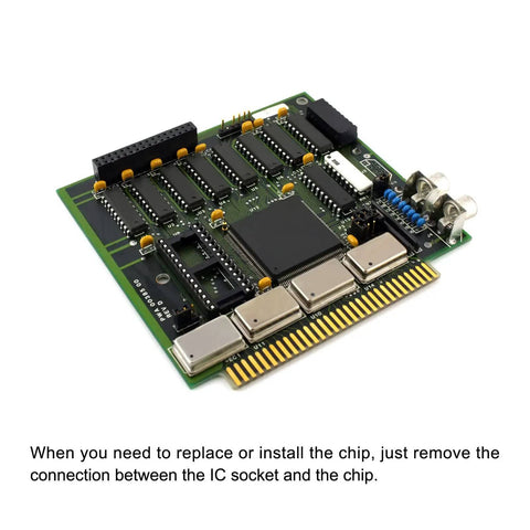 PCB with DIP IC Socket Adapter for Soldering on PCB, 2.54mm Pitch, 6-Pin Layout, Reusable Chip Socket, Easy IC Replacement