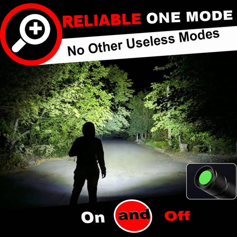 Person using Four Pack Zoomable LED Tactical Flashlights With Ridiculously Bright Lumens Durable Aluminum Build Water Resistant SL2000