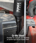 3/8 Inch Drive Metric Master Impact Socket Set 29 Pieces Heavy Duty CR-MO Steel used in auto repair