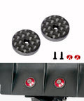 Heavy Duty Carbon Fiber Wing Nuts For RC Trucks And Buggies, 1/8 scale, lightweight, mounting nuts set with steel inserts.