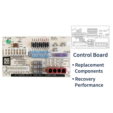 47-100436-07K Replacement Control Board Kit For HVAC Systems Straight Up Reliable Voltage Management Precise Sensor Tracking Smooth Component Coordination No Fuss Swap Keeps Your Furnace Running Smooth As Glass Today