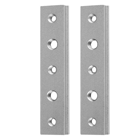 Beefy Aluminum Alloy T Slot Miter Track Jig For Woodworking Tools 3.94 Inch 2 Pack showing screw holes and durable aluminum build