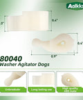 Washer Clutch Assembly Kit And Motor Coupling Kit With Four 80040 Agitator Dogs, detailed measurements, ABS material