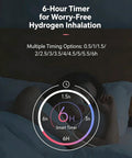 Game Changer High Purity Hydrogen Inhaler With 99.99 Percent Purity, SPE PEM Technology, Dual Port Design timer interface