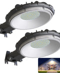 Hella Bright LED Barn Light 80W 120V Dusk To Dawn Outdoor Flood Lighting 10000LM 5000K Daylight IP65 Waterproof lights