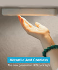 Hand activating Wireless LED Under Cabinet Lights With 2 Remotes, 6 Pack Battery Operated Stick On Push Lights With Timer