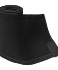Rolled neoprene shop vac hose cover for car detailing, black, 5.9 foot length, fits 1.5 to 2.2 inch hoses, protects paint and interior.