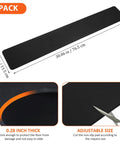 Thickened Non Slip Rubber Furniture Pads 4 Pack Self Adhesive Foot Covers For Couch And Chairs Prevent Sliding On Tile And Marble Floors Protect Floors From Scuffs Dents And Noise With Quiet Anti Slip Stoppers shown in adjustable size and thickness.