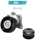 Mercedes-Benz Serpentine Drive Belt Tensioner Pulley And Idler Pulley Belt Assembly dimensions for C240 C320 CL500 CLK320 E320 E500 ML500