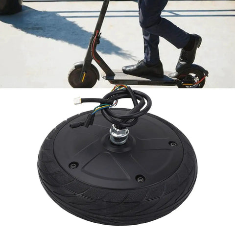 350W Front Wheel Drive Hub Motor Wheel For ES1 ES2 ES3 ES4 Electric Scooters, Energy Efficient, Quiet Ride, Smooth Power Upgrade